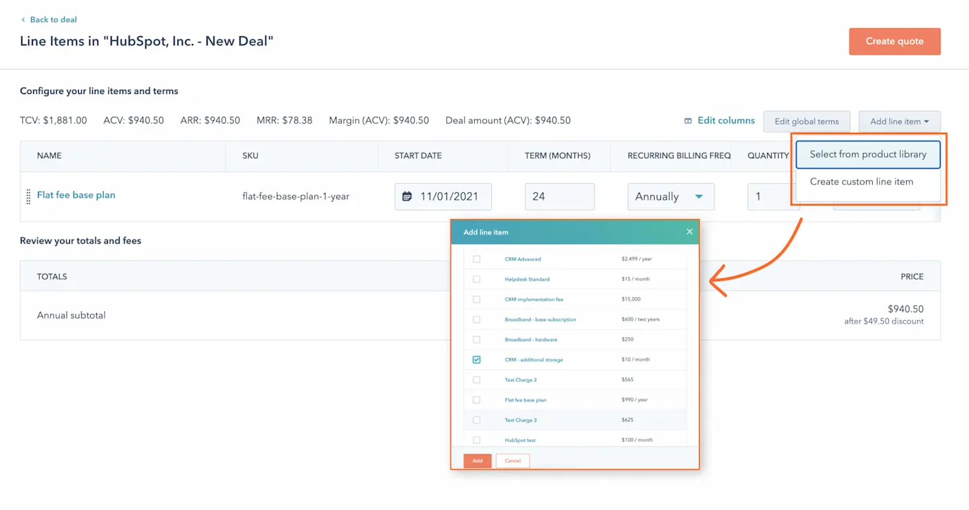 Chargebee CPQ for HubSpot.