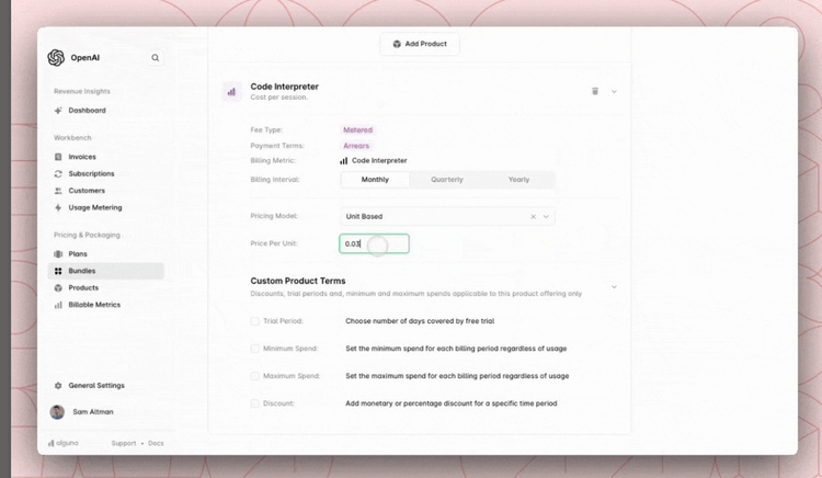 Flexible Billing: Product Bundles